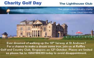 Lighthouse Club Singapore Construction Industry Charity Golf 